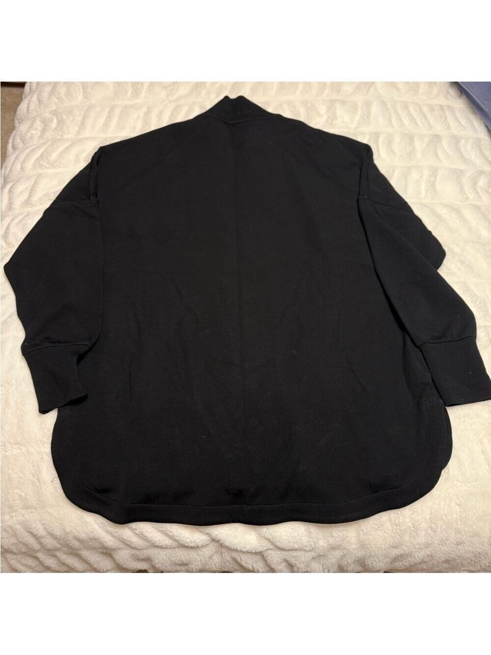 Varley Black Bay Street Mock Neck Sweatshirt - Picture 3 of 6